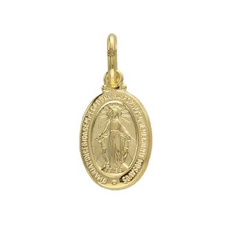 Złota zawieszka 333 Matka Boża Niepokalana 'Cudowny Medalik' ZA 1533 (1).jpg